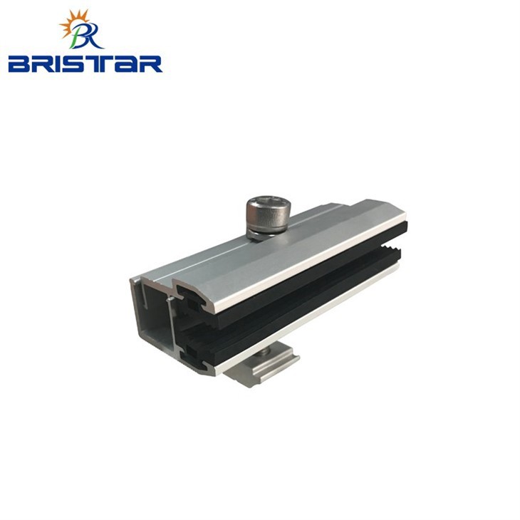 frameless solar panel end clamps